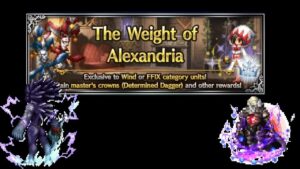 The Weight of Alexandria / ALL MISSIONS 5 UNITS w/ 1 Ayaka's Card / D. Dagger Silver Crowns || FFBE