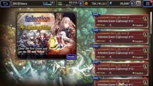 FFBE WOTV Lightning Selection Quest 15 - all missions