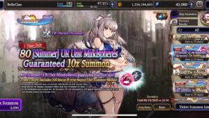 FFBE WOTV Summer Glaciela Pulls