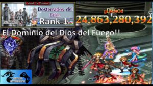 FFBE World of Visions FFXIII Rank 1 VS Anima, The Domain of the God of Fire!!