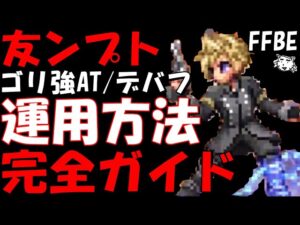 【FFBE】選ばれし王の親友プロンプト運用方法完全ガイド！！強火力AT兼汎用性DEF爆誕！！性能/適正装備/試運転【Final Fantasy BRAVE EXVIUS】