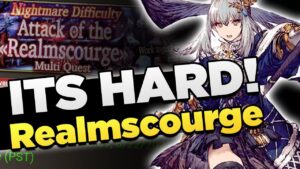 WE CLUTCHED IT! Realmscourge Clear and Tips and Tricks From the Livestream (FFBE War of the Visions)