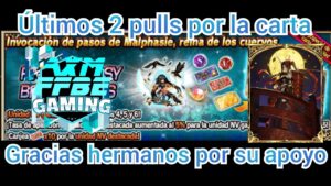ffbe pulls finales por la carta gracias por su apoyo hermanos