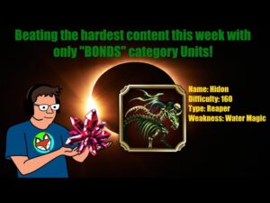 [FFBE]  Beating the hardest content this week with only "BONDS" category units.