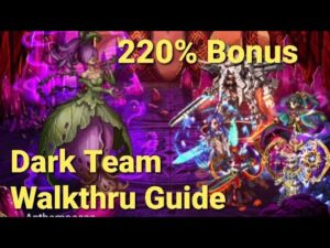 FFBE | Clash of Wills vs Anthemoessa - 220% Bonus - Dark Team - 6 Turns