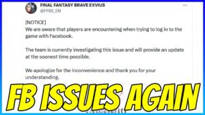 FFBE Global is having problems with Facebook login...AGAIN! It's not just you.