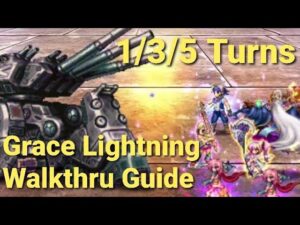 FFBE | Lightning's Tour of Destruction - Advent of Purgatory - Grace of Lightning 2/1/5 Turns