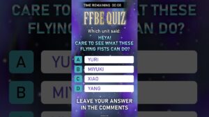 FFBE QUIZ - WHICH UNIT SAID