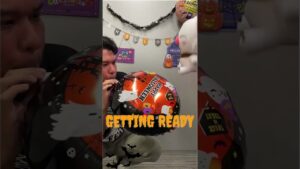 Preparing for the livestream🎃