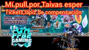 ffbe pulls por Taivas esper tickets y lapiz