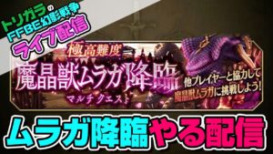 【FFBE幻影戦争】みんなでムラガ降臨やる配信【生配信】