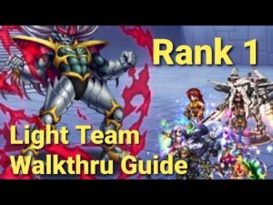 FFBE | DQ Dai Vision World - Rank 1 - Light Team