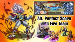 [FFBE] Super Being Hadlar - Perfect Score with Fire Team