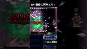 【FFBE】(再アップ旧ver)NV聖母の再来エリィ(BS)(ゼノギアスコラボ)NVLB挙動
