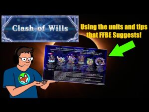 FFBE - Clash of Wills Yeti of Unknown Origin - using the FFBE suggested team!