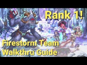 FFBE | Clash of Wills vs Abominable Snowbeast - Rank 1 - Fire and Lightning