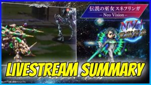 NV+  Snovlinka (CG) arrives! Lots of new year goodies, JP Livestream Summary in 5 minutes [FFBE]