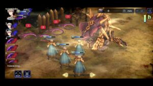 WOTV FFBE Multi Nightmare Difficulty Attack of Crystalite Beast Muraga 4 x Bartz strat Clear