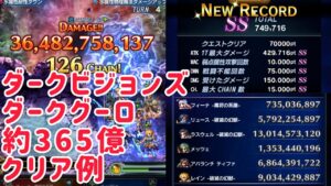 ダークビジョンズ ダークグーロ 約365億 クリア例 #ffbe