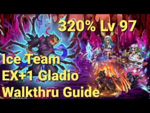 FFBE | Clash of Wills vs Kumochi - 320% Bonus Lv 97 - Ice Team w/ EX+1 Gladio