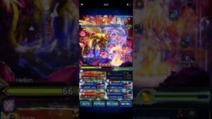 [FFBE] Clash of wills~Sun Dragon of Unknown Origin~Helion #rank1 (team agua) ave, dragón y espíritu