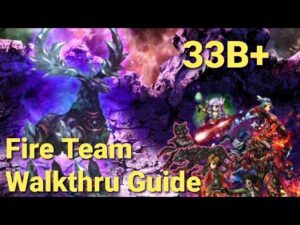 FFBE | Dark Visions vs Elafikeras - Fire Team 33b+