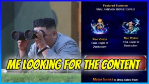 There's a lot of free pulls, but where's the content? That's what player's want to know. FFBE News