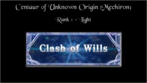 [FFBE] Centaur of Unknown Origin - Mechiron - Rank 1 - Light (CoW:S12F1)