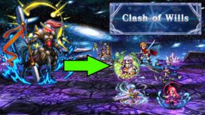 FFBE -  Clash of Wills  5/6 turn Rank 1 Mechiron - Light Clear with Celeste Carry