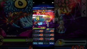 [FFBE] Clash of Wills: Centaur of Unknown Origin Lv. 99 Clear (Mechiron, No Mods, Turn 1, Lightning)