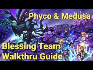 FFBE | Depths of Chaos - Medusa & Phycodurus - Blessing of the Crystals Missions