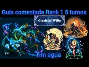 ffbe CoW Thalassa guía comentada Rank 1 5 turnos Tim agua