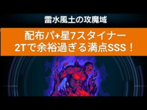 【FFBE】『雷水風土の攻魔域』配布パ+星7スタイナーで余裕の満点SSS！72億ダメ以上可！2024/5